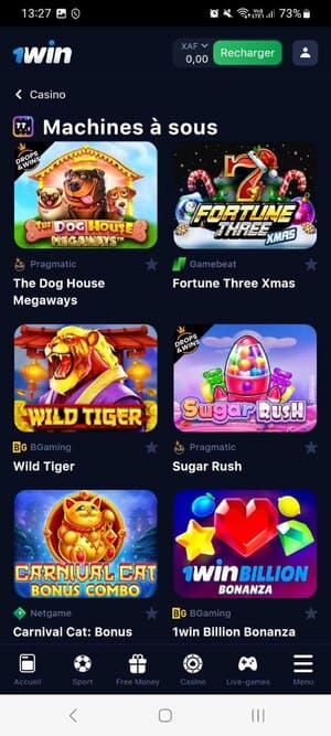 Types de Jeux de Casino Disponibles