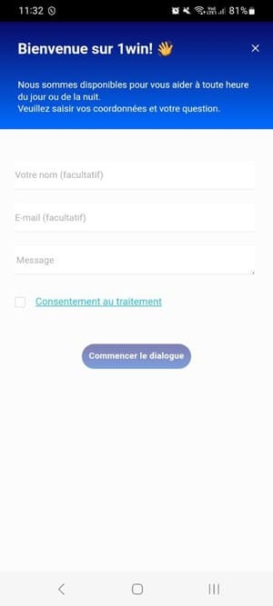 Contacter le Support Technique